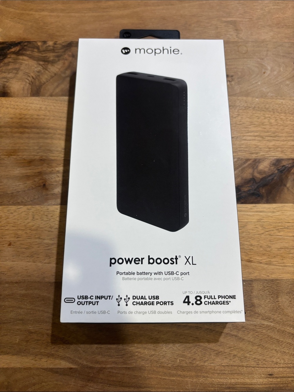 mophie Power Boost XL Portable Battery Pack - Black